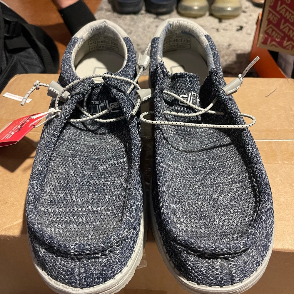 Hey Dude Men's Blue Slip-On Loafers